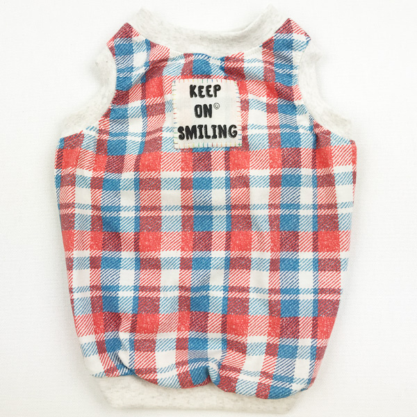 KEEP ON SMILING (red) - tank top